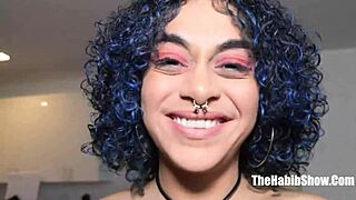 curly rican latina twerks on jay bangher