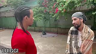 Oh, that horny homeless guy sucks big cock!