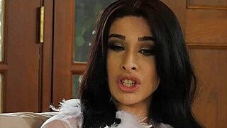 beautiful shemale fucks guy bareback with her cock