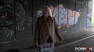yo, british babe pissing in public is wild