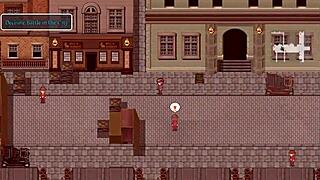 Detective girl battles giant robot