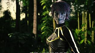 Threesome with two horny milfs in sex tales from unending void.