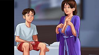 Ever Caught Masturbating by Busty Mature Stepmom in 3D?