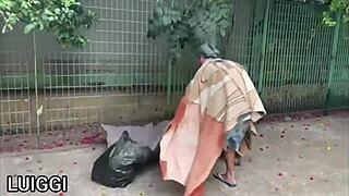 Oh, that horny homeless guy sucks big cock!