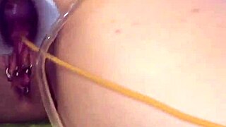 Anal Injections Female With Intense Assfucking