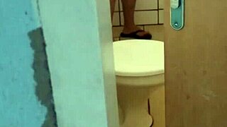 I witnessed him taking a relaxing shower