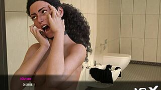 Fashion business game where the character takes off clothes and asks if you like the dick