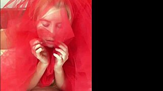 Odette's Red Bed Show with Teasing and Pussy Play 😘