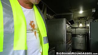 I love voluptuous blonde riding giant dick.