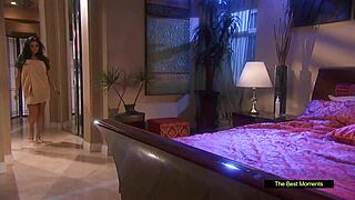 audrey bitoni & marco banderas show off massive tits in bed