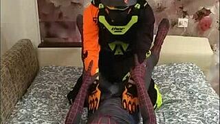 Spiderman And Biker Gay Encounter