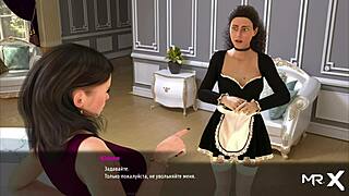 Fashion business game where the character takes off clothes and asks if you like the dick