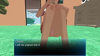 Fresh cherry slave in femdom university humiliation