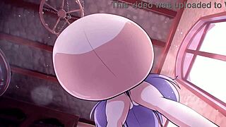 anime girl says, 'watch me swallow you whole'