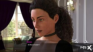 Fashion business game where the character takes off clothes and asks if you like the dick