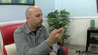 Hot blonde fucked hard while husband watches in shock