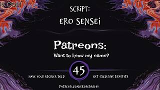 eses45 narrates erotic masturbation in the doorway