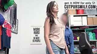 Hot Becky Bandini Gets Caught Stealing And Undressed By Shop Owner