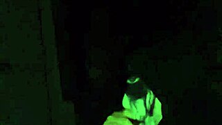 Masked Snowbunny Deepthroats Big Black Cock