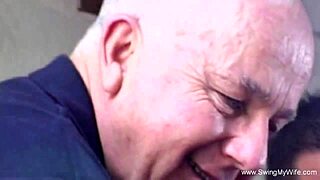 Pancake Tits Housewife Swinger Enjoys Deep Anal Pounding with Married Milf in Wild Threesome