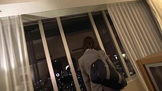 dude, pov with cute japanese teen shaking huge tits bare