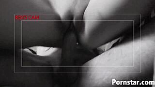 Teen Melissa Black takes three hard cocks in her shaved pussy – can she handle it?