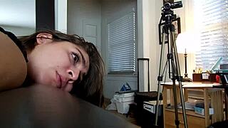 First time butt play with a big black cock turned into wild anal action. I can’t believe how intense this Latina’s interracial ride was!