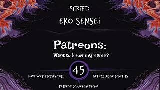 eses45 narrates erotic masturbation in the doorway