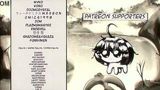 anime girl says, 'watch me swallow you whole'