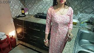 Indian girl enjoys Xmas with husband and brother-in-law using her desi pussy