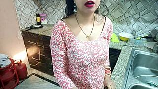 Indian girl enjoys Xmas with husband and brother-in-law using her desi pussy