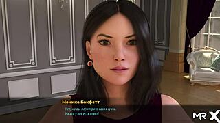 Fashion business game where the character takes off clothes and asks if you like the dick