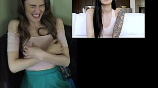 Petite girls fucking and sucking blowjobs backstage at nubiles