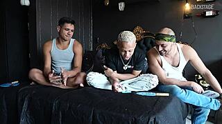 Leo Felipo feels intense desire in the maintenance room with big cocks