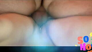 beautiful woman experiences two orgasms from strong cock in her pussy