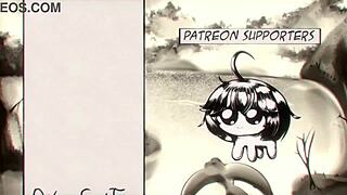 anime girl says, 'watch me swallow you whole'