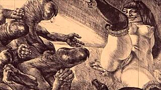Antique animated erotica