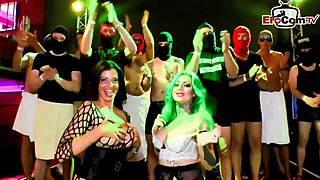 Feeling The Intense Creampie Gangbang Party