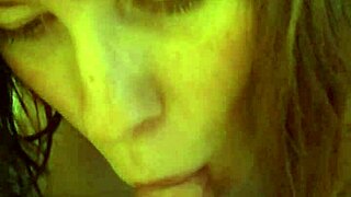 Sucking My Boyfriend's Dick While He Plays With My Big Tits