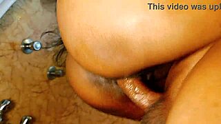 Desi teen couple banging hard in the shower, huh?