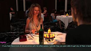 Žena podvádí se stepmamou u večeře