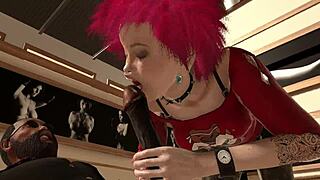 the lesson on sex with a monster cock! 📚😉