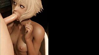 Dark-Skinned Girls in 3D Compilation