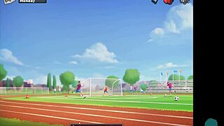 Asian teacher teases with tickling pussy in college roleplay fun