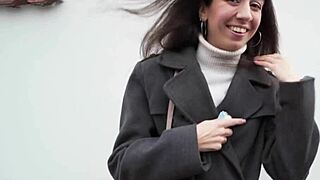 Public agent picks up petite Russian Katty West for hardcore POV