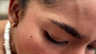 Pov Blowjob With Huge Throbbing Cock In Amateur Couple's Mouth