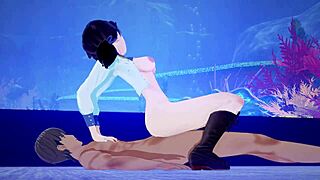 Elizabeth from Bioshock in Japanese hentai hardcore