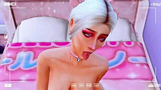 Perverted Stepdaughter Checks Deep Throat In Front Of The Camera For Her Stepfather Sims Me Hentai Animation