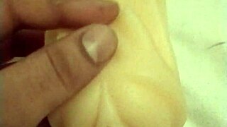 i'm playin with this artificial pussy, fingerin my ass and tits, oh god.