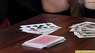 Cfnm babes take turns sucking cock in group action